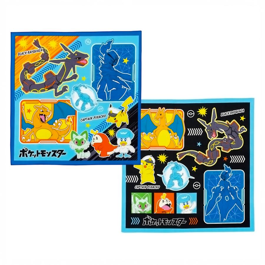 ランチクロス 2枚組 ポケットモンスター 24 SKATER スケーター 子供 通学 通園 かわいい 綿100％ サイズ430×430mm 2柄セット 664885-KB4WN ◆メ | スケーター