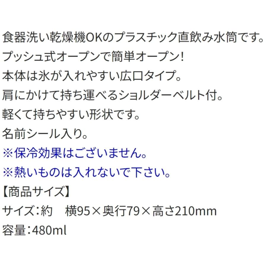 水筒 直飲みプラワンタッチボトル ポケットモンスター ポケピース 24 SKATER  子供 ワンプッシュ式 容量480ml 食洗機対応 超軽量 665103-PSB5SANAG ◆宅 | スケーター | 02