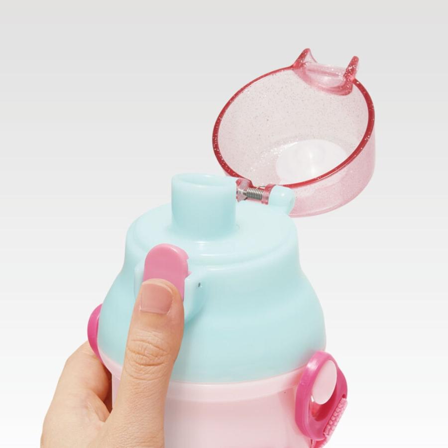 水筒 直飲みプラワンタッチボトル パウ・パトロール GIRLS PUPS SKATER  子供 キッズ ワンプッシュ式 容量480ml 食洗機対応 抗菌 超軽量 665325-PSB5SANAG ◆宅 | スケーター | 01