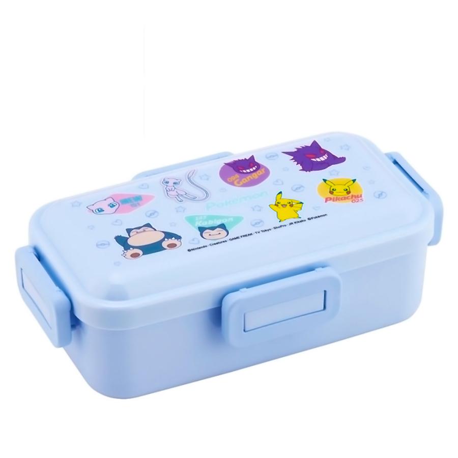 弁当箱 ドーム型ふわっと弁当箱 ポケモン カラフルアート ポケットモンスター SKATER 抗菌 容量530ml 4点ロック 食洗機/電子レンジ対応 667886-PFLB6AG ◆宅 | スケーター