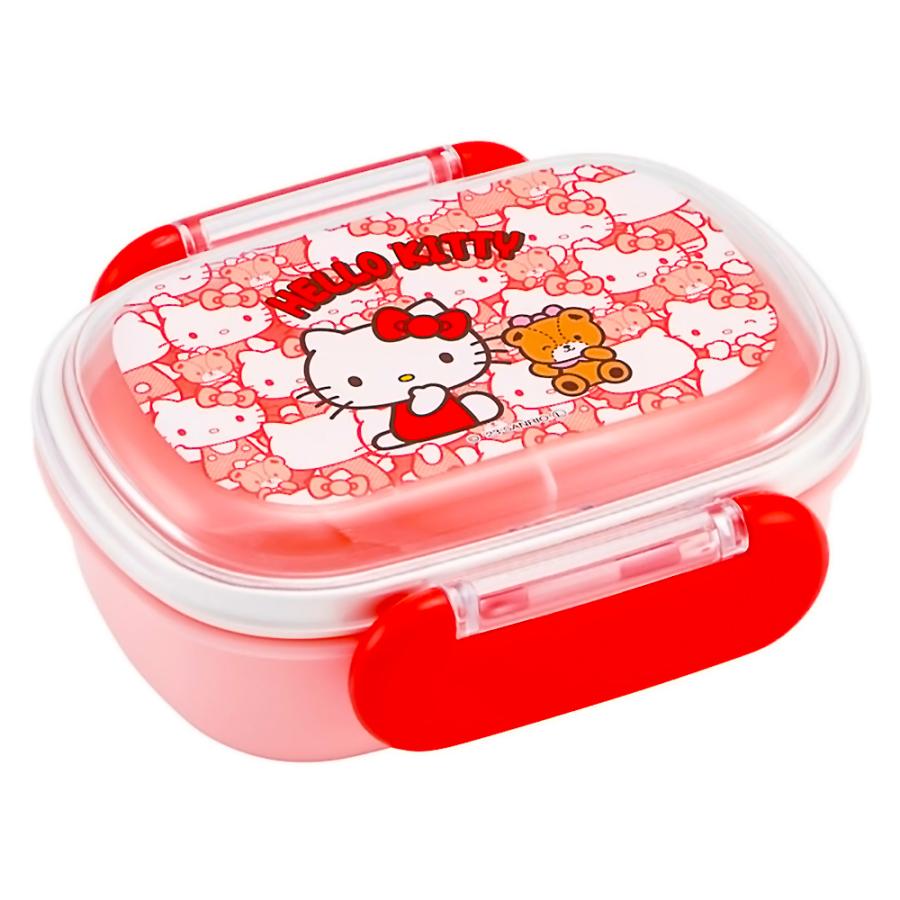 スケーター 弁当箱 ハローキティ うしろうしろ ふわっとフタタイト