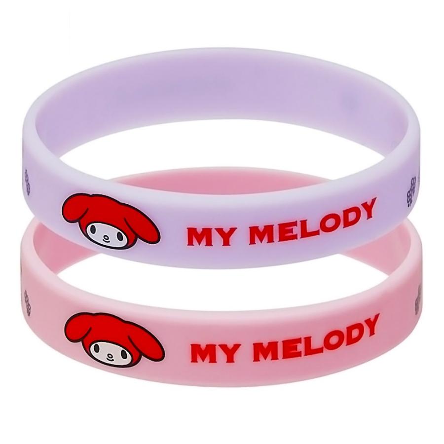 シリコーン虫よけリング マイメロディ 2本(2色)入 SKATER スケーター 虫除け 子供 大人 兼用 ユスリカ 蚊対策 ユーカリの香り 676000-ZMYR1 ◆メ | スケーター