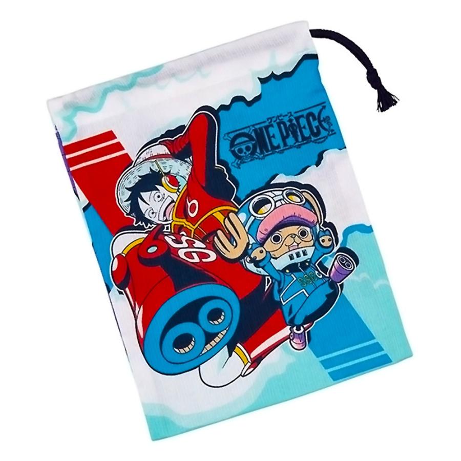 コップ袋 ワンピース 24 ONE PIECE コップ入れ 歯ブラシ入れ 巾着袋 SKATER スケーター 子供 女の子 サイズ205×148mm 綿100％ 677397-KB63 ◆メ | スケーター