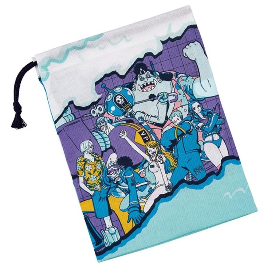 コップ袋 ワンピース 24 ONE PIECE コップ入れ 歯ブラシ入れ 巾着袋 SKATER スケーター 子供 女の子 サイズ205×148mm 綿100％ 677397-KB63 ◆メ | スケーター | 01