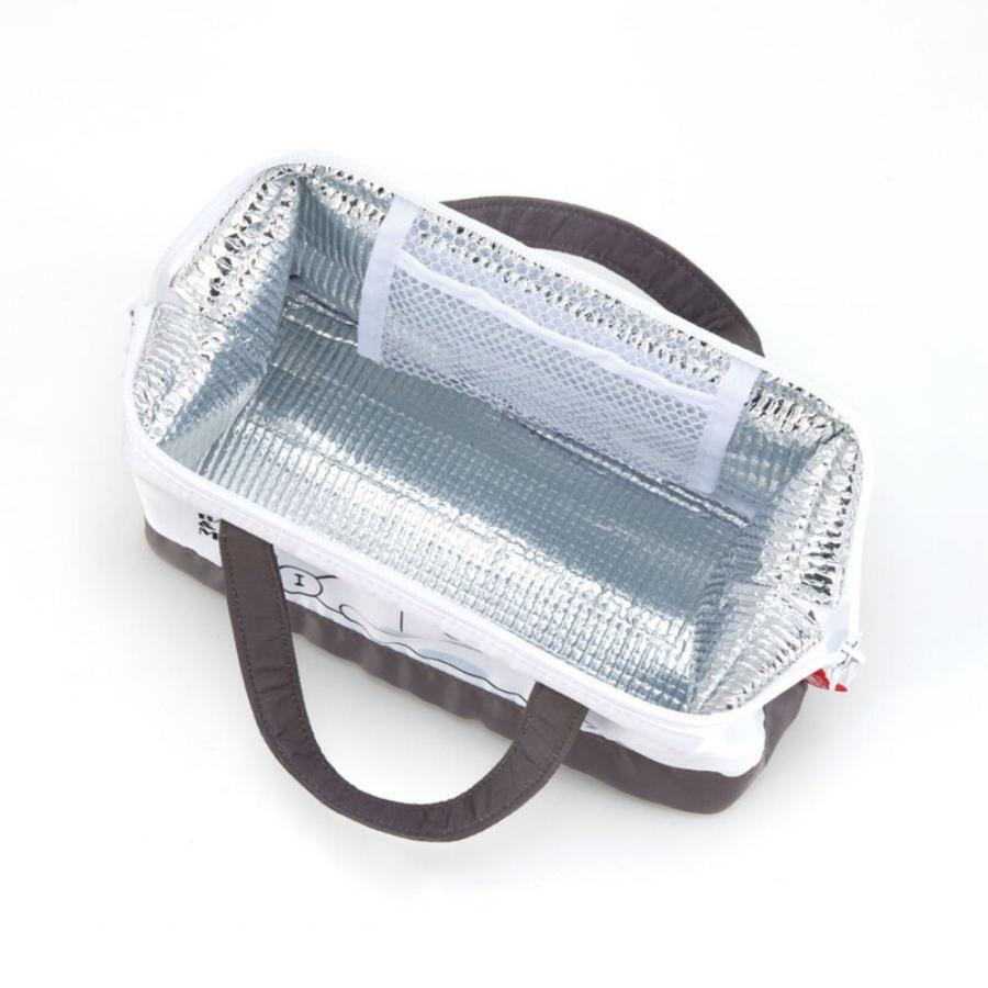 がま口型ランチバッグ ベイマックスとモチ SKATER スケーター 子供 2段タイプ Wファスナー アルミ蒸着素材(内側) サイズ160×220×マチ120mm 677755-KGA1 ◆メ | スケーター | 01