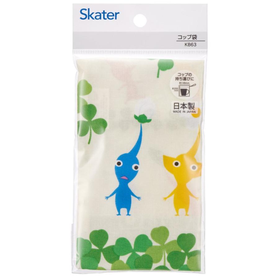 コップ袋 ピクミン PIKMIN コップ入れ 歯ブラシ入れ 巾着袋 SKATER スケーター 子供 キッズ サイズ205×148mm 綿100％ 680014-KB63 ◆メ | スケーター | 02