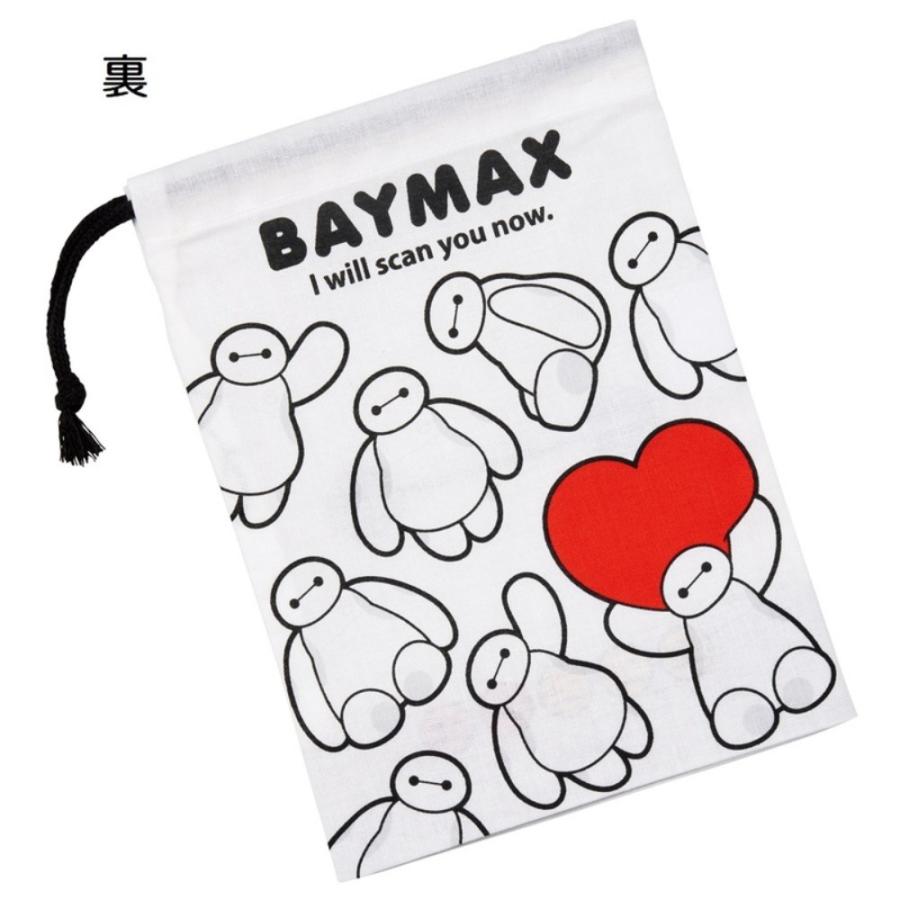 コップ袋 ベイマックス 25 ディズニー コップ入れ 歯ブラシ入れ 巾着袋 SKATER スケーター 子供 キッズ サイズ205×148mm 綿100％ 685163-KB63 ◆メ | スケーター | 01