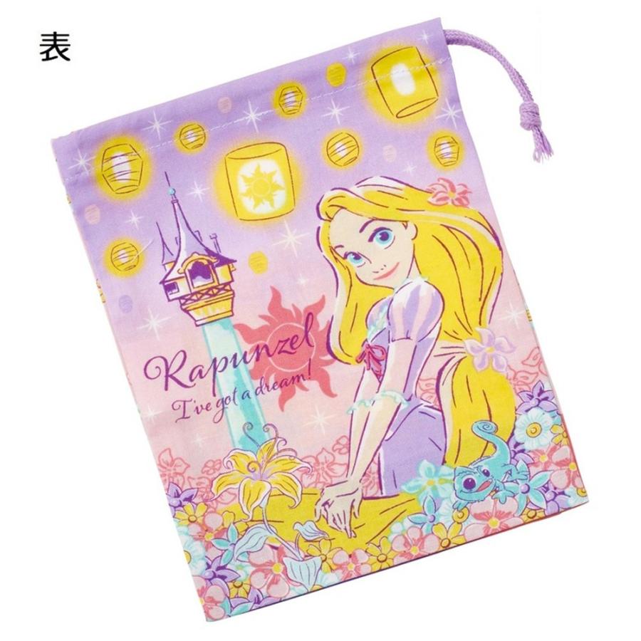コップ袋 ラプンツェル 25 ディズニー コップ入れ 歯ブラシ入れ 巾着袋 SKATER スケーター 子供 サイズ205×148mm 綿100％ 689314-KB63 ◆メ | スケーター