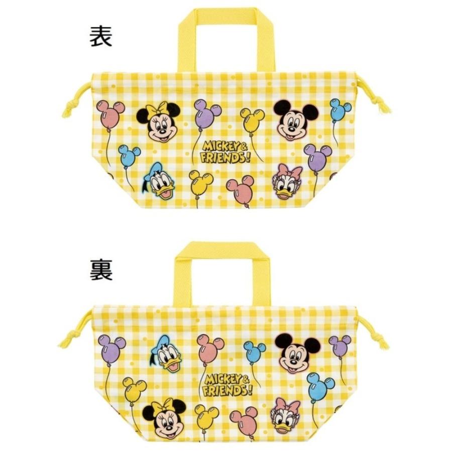 ランチ巾着 ミッキー＆フレンズ 風船 お弁当巾着 お弁当袋 SKATER スケーター 子供 キッズ サイズ290×165×マチ120mm 689536-KB7 ◆メ | スケーター | 01