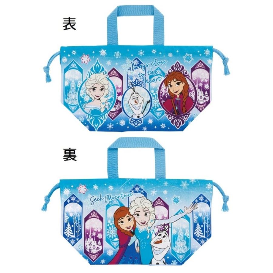 ランチ巾着 アナと雪の女王 25 お弁当巾着 お弁当袋 SKATER スケーター 子供 キッズ サイズ290×165×マチ120mm 690235-KB7 ◆メ | スケーター | 01