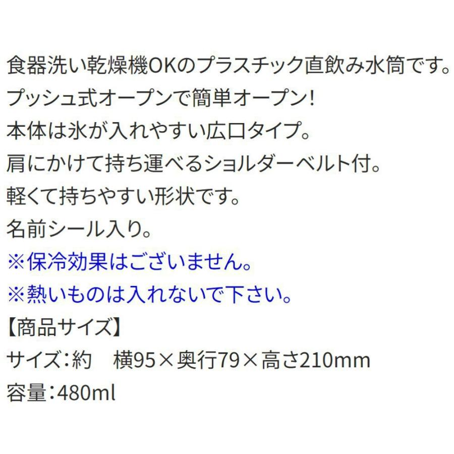 水筒 マインクラフト Minecraft 25 直飲みプラワンタッチボトル SKATER 子供 ワンプッシュ式 容量480ml 食洗機対応 抗菌 超軽量 690945-PSB5SANAG ◆宅 | スケーター | 02