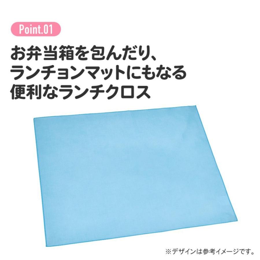 ランチクロス 2枚組 パンどろぼう SKATER スケーター 子供 通学 通園 かわいい 綿100％ サイズ430×430mm 2柄セット 693861-KB4WN ◆メ | スケーター | 01