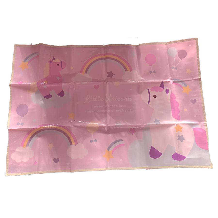 レジャーシート リトルユニコーン Sサイズ 1人用 遠足 運動会 ピクニック 防水 SKATER スケーター 子供 かわいい コンパクト サイズ90×60cm 695926-VS1 ◆メ | スケーター