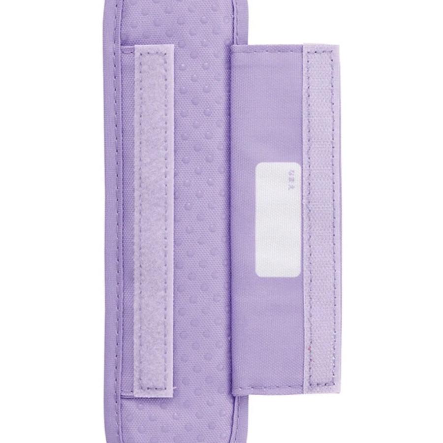 水筒ショルダーベルトカバー パープル SKATER スケーター 子供 肩紐 肩かけ 両面 バッグ すべり止め加工 クッション素材 名前スペース付 713392-LSVC1 ◆メ | スケーター | 01