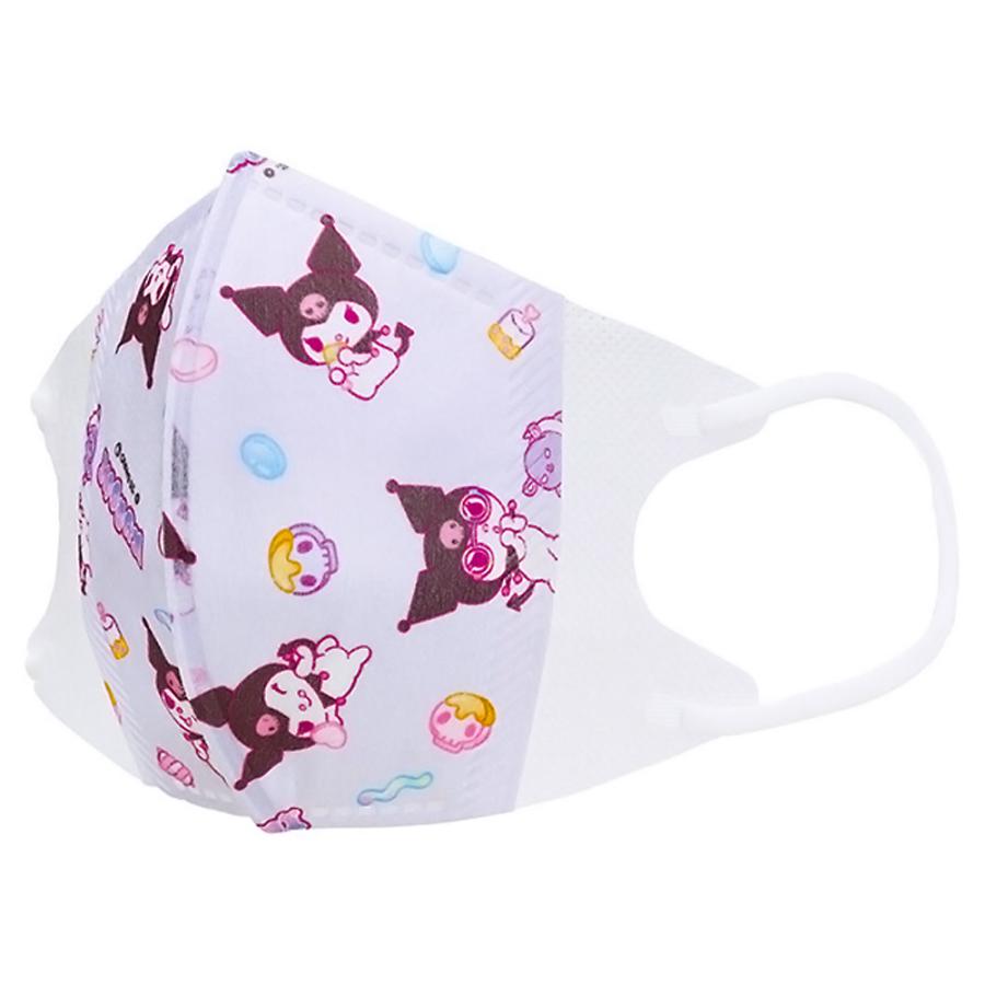 マスク 立体 子供用 こども用 7枚入り クロミ マシュグミ SKATER スケーター 不織布 三層構造 4才以上用 サイズ12×10cm 個包装 715525-MSKS3N ◆メ | スケーター