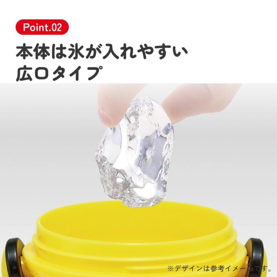 水筒 ピカチュウフェイス 25 直飲みプラワンタッチボトル SKATER 子供 キッズ ワンプッシュ式 容量480ml 食洗機対応 抗菌 超軽量 715716-PSB5SAN ◆宅 | スケーター | 02