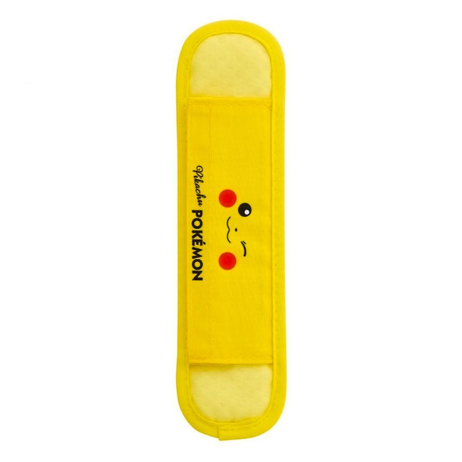 水筒ショルダーベルトカバー ピカチュウ フェイス 25 SKATER 子供 肩紐 肩かけ 両面 バッグ すべり止め加工 クッション素材 名前スペース付 715822-LSVC1 ◆メ | スケーター