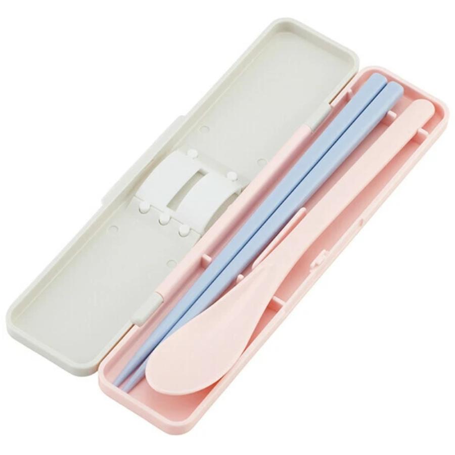 弁当用箸 ベイマックス sweet 音のならないコンビセット SKATER スケーター 子供 箸/スプーン18cm すべり止め加工(箸先端) 収納ケース 716119-CCS3SA ◆メ | スケーター | 02