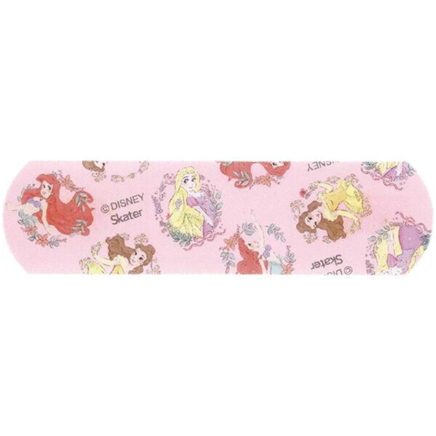 ばんそうこう プリンセス ディズニー 救急絆創膏 20枚入り SKATER スケーター 子供 可愛い 携帯用 Mサイズ72×19mm 718441-QQB1C ◆メ | スケーター | 01