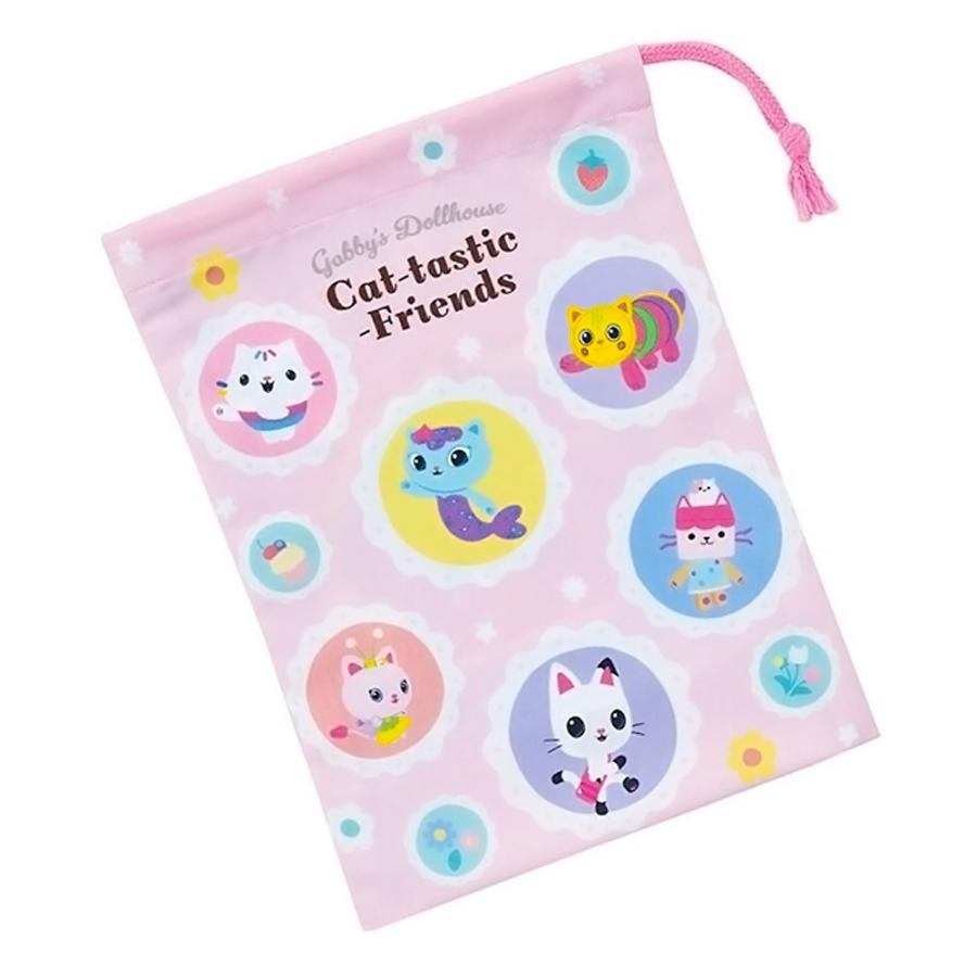 コップ袋 ギャビーのドールハウス 26 コップ入れ 歯ブラシ入れ 巾着袋 SKATER スケーター 子供 サイズ205×148mm ポリエステル 719561-KB63SN ◆メ | スケーター