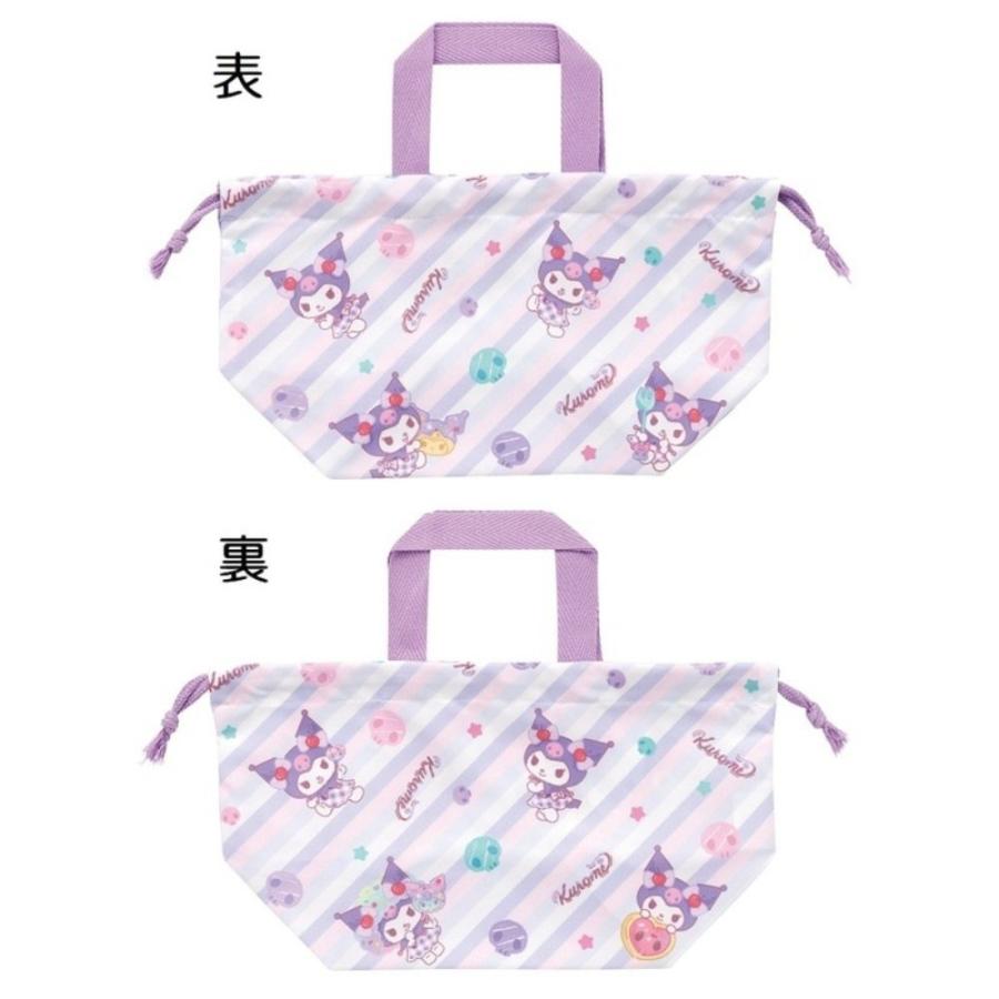 ランチ巾着 クロミ Fancy Snacks Sweets 巾着袋 お弁当巾着 お弁当袋 SKATER スケーター 子供 ポリエステル サイズ290×165×マチ120mm 720826-KB7SN ◆メ | スケーター | 01