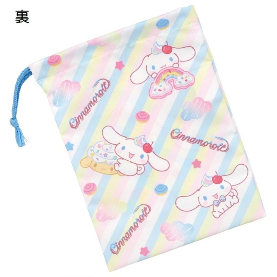 コップ袋 シナモロール Fancy Snacks Sweets コップ入れ 歯ブラシ入れ 巾着袋 SKATER スケーター 子供 サイズ205×148mm ポリエステル 720970-KB63SN ◆メ | スケーター | 01