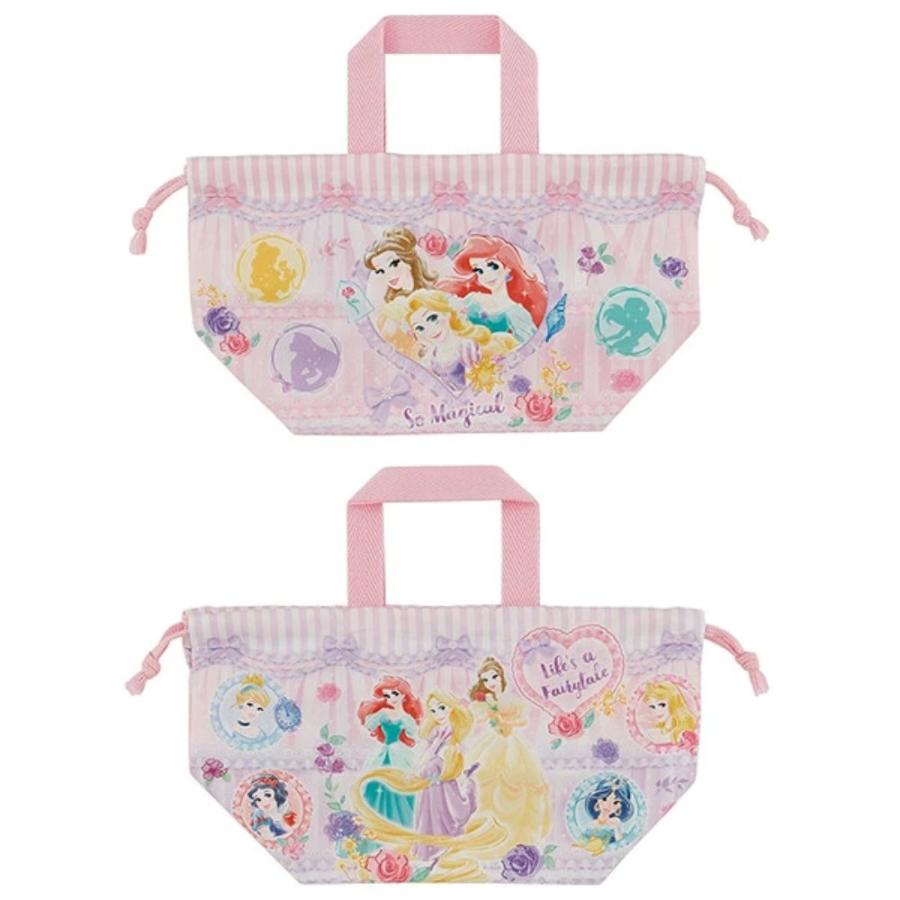 ランチ巾着 プリンセス 26 ディズニー 巾着袋 お弁当巾着 お弁当袋 SKATER 子供 レディース ポリエステル サイズ290×165×マチ120mm 721748-KB7SN ◆メ | スケーター | 01