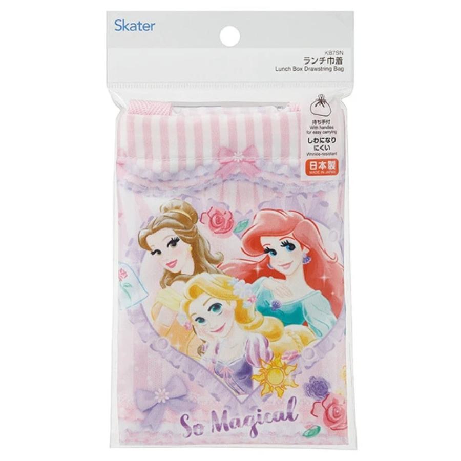 ランチ巾着 プリンセス 26 ディズニー 巾着袋 お弁当巾着 お弁当袋 SKATER 子供 レディース ポリエステル サイズ290×165×マチ120mm 721748-KB7SN ◆メ | スケーター | 02