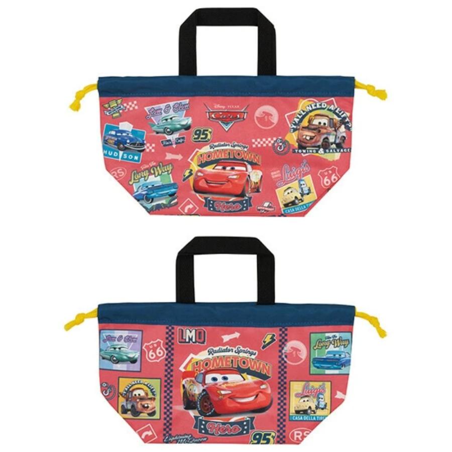 ランチ巾着 カーズ 26 ディズニー巾着袋 お弁当巾着 お弁当袋 SKATER スケーター 子供 ポリエステル サイズ290×165×マチ120mm 722394-KB7SN ◆メ | スケーター | 01