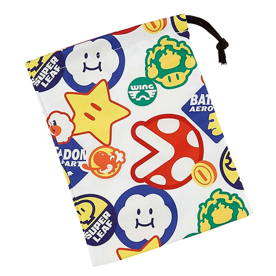 コップ袋 マリオカート ワールド コップ入れ 歯ブラシ入れ 巾着袋 SKATER スケーター 子供 サイズ205×148mm ポリエステル 722646-KB63SN ◆メ | スケーター