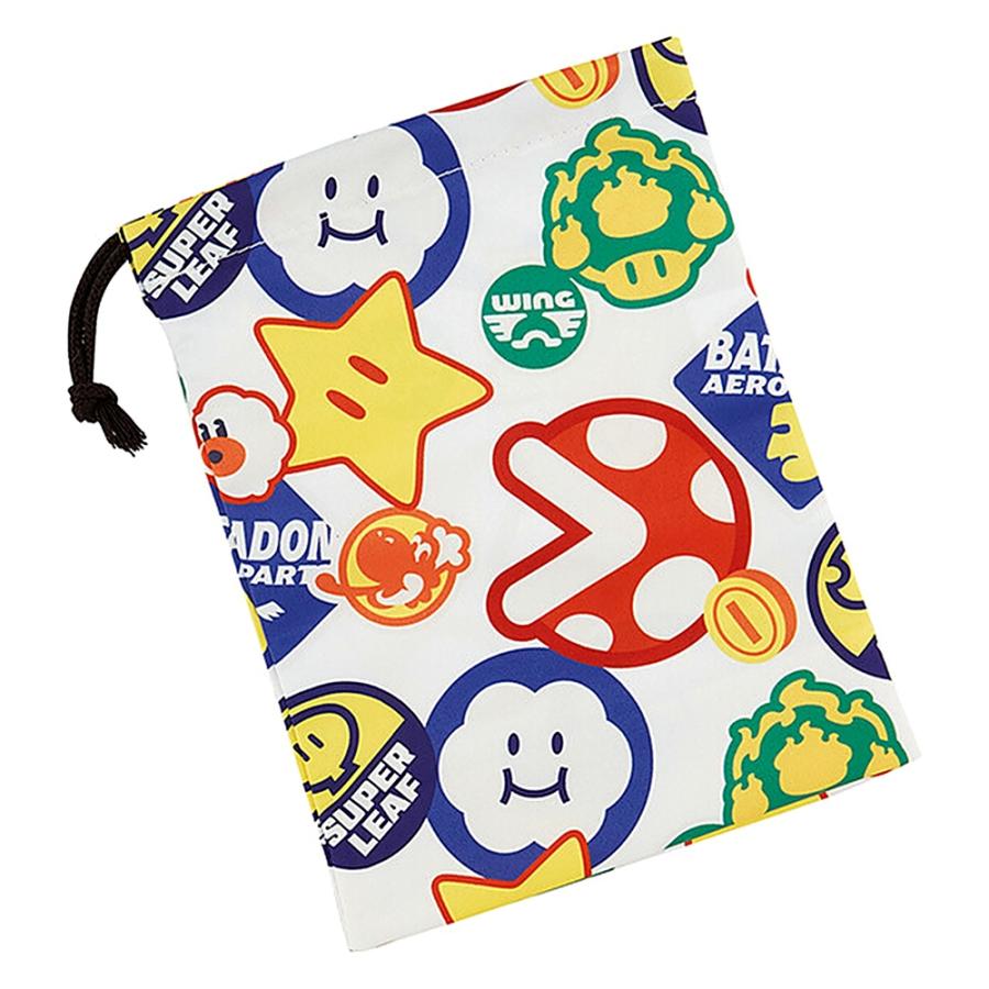 コップ袋 マリオカート ワールド コップ入れ 歯ブラシ入れ 巾着袋 SKATER スケーター 子供 サイズ205×148mm ポリエステル 722646-KB63SN ◆メ | スケーター | 01