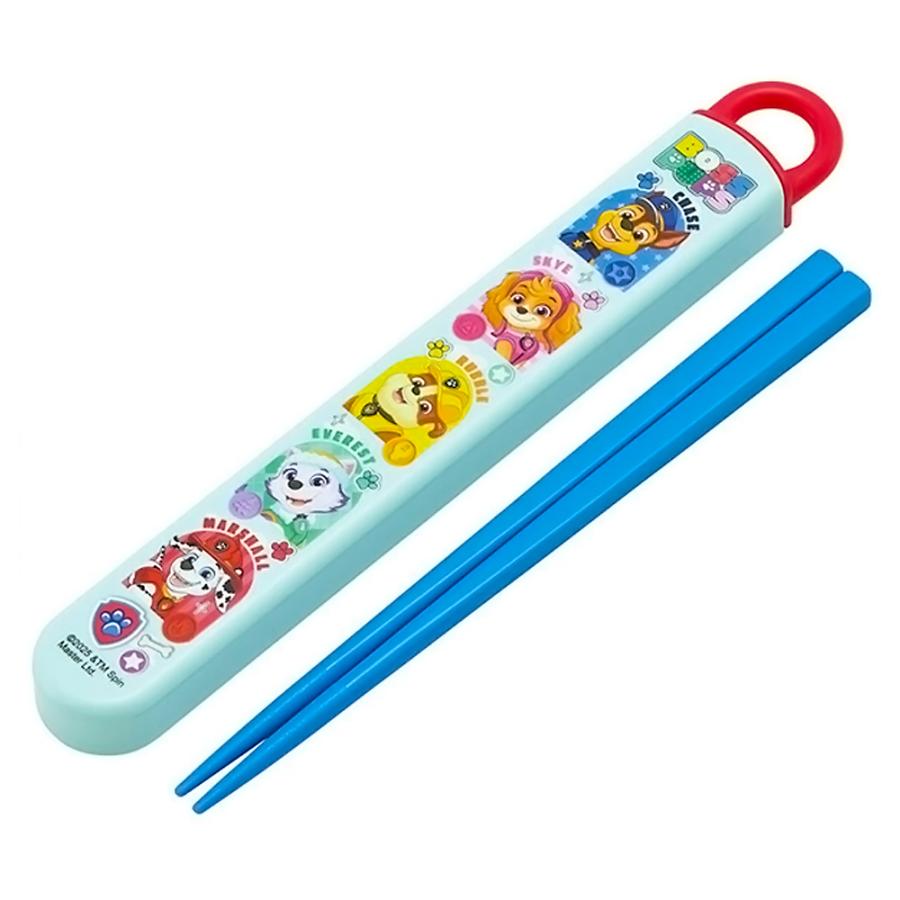 弁当用箸 パウ・パトロール パウパトロール 26 スライド箸＆箸箱セット SKATER 子供 箸16.5cm スライド式 ストッパー付 名前シール付 723032-ABS2AM ◆メ | スケーター