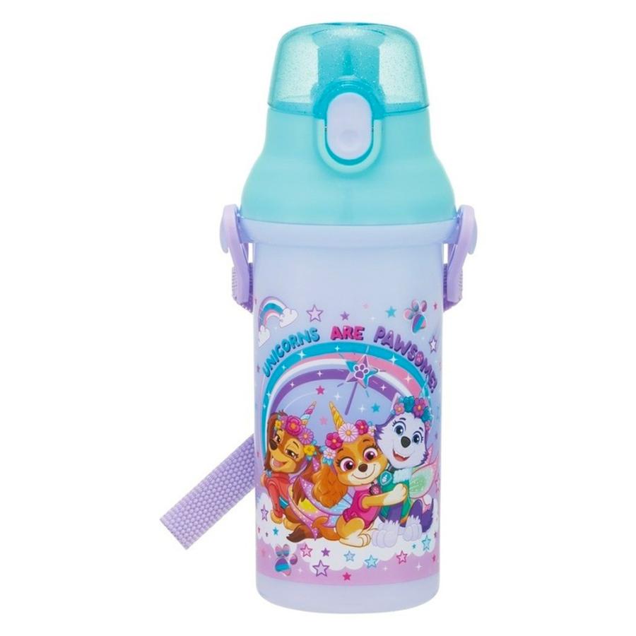 水筒 パウパトロール ユニコーン 直飲みプラワンタッチボトル SKATER スケーター 子供 キッズ ワンプッシュ式 容量480ml 食洗機対応 723278-PSB5SAN ◆宅 | スケーター