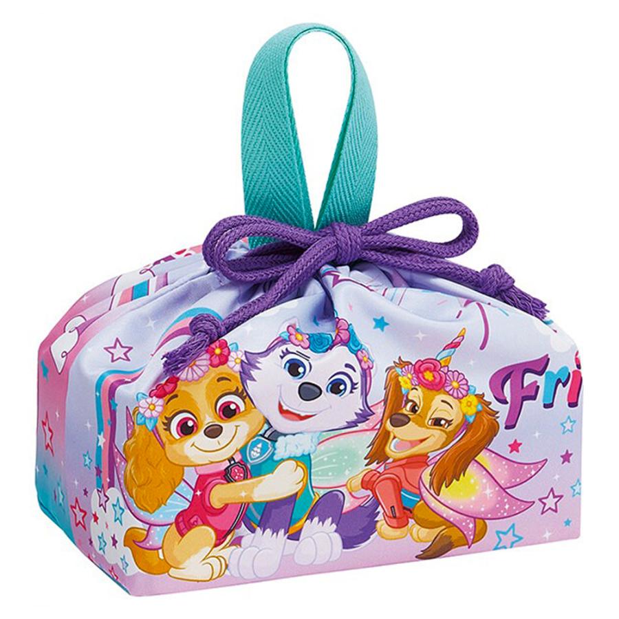 ランチ巾着 パウパトロール ユニコーン 巾着袋 お弁当巾着 お弁当袋 SKATER スケーター 子供 ポリエステル サイズ290×165×マチ120mm 723292-KB7SN ◆メ | スケーター