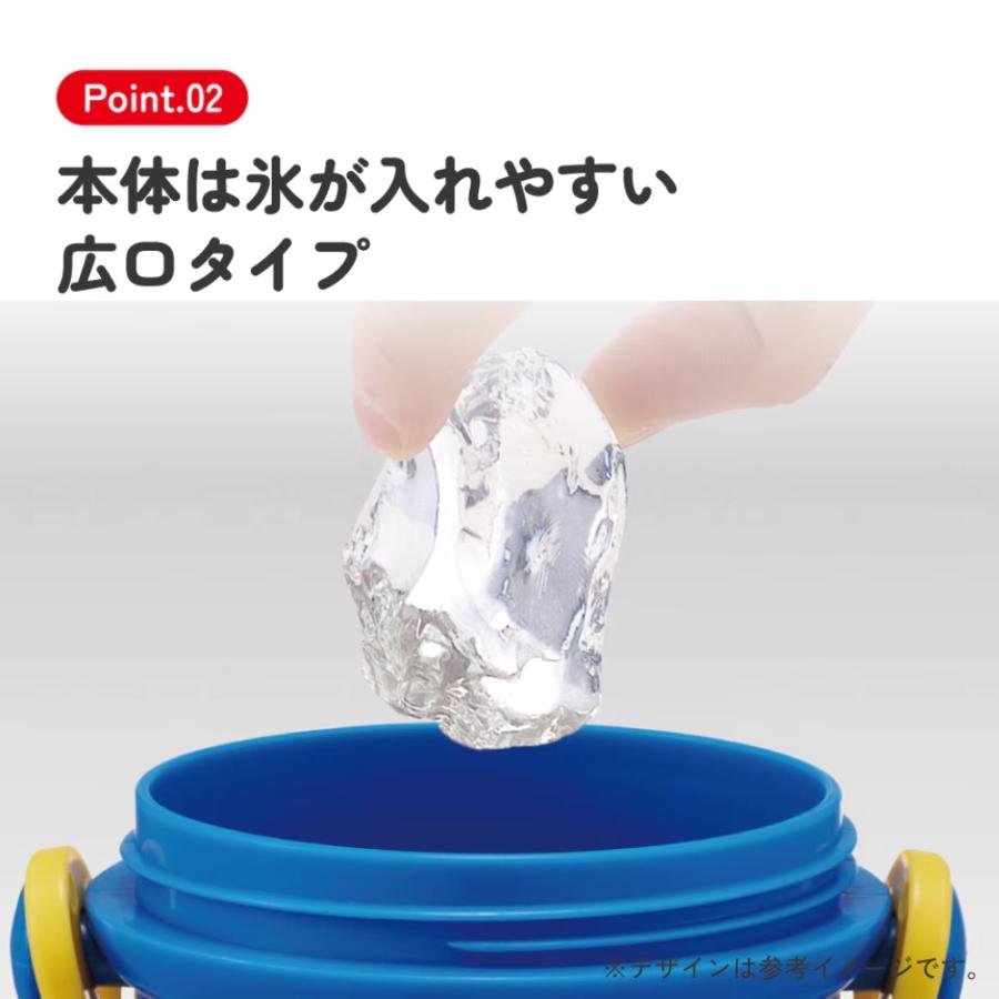 水筒 パペットスンスン 直飲みプラワンタッチボトル SKATER スケーター 子供 ワンプッシュ式 容量480ml 食洗機対応 抗菌 超軽量 727986-PSB5SAN ◆宅 | スケーター | 02