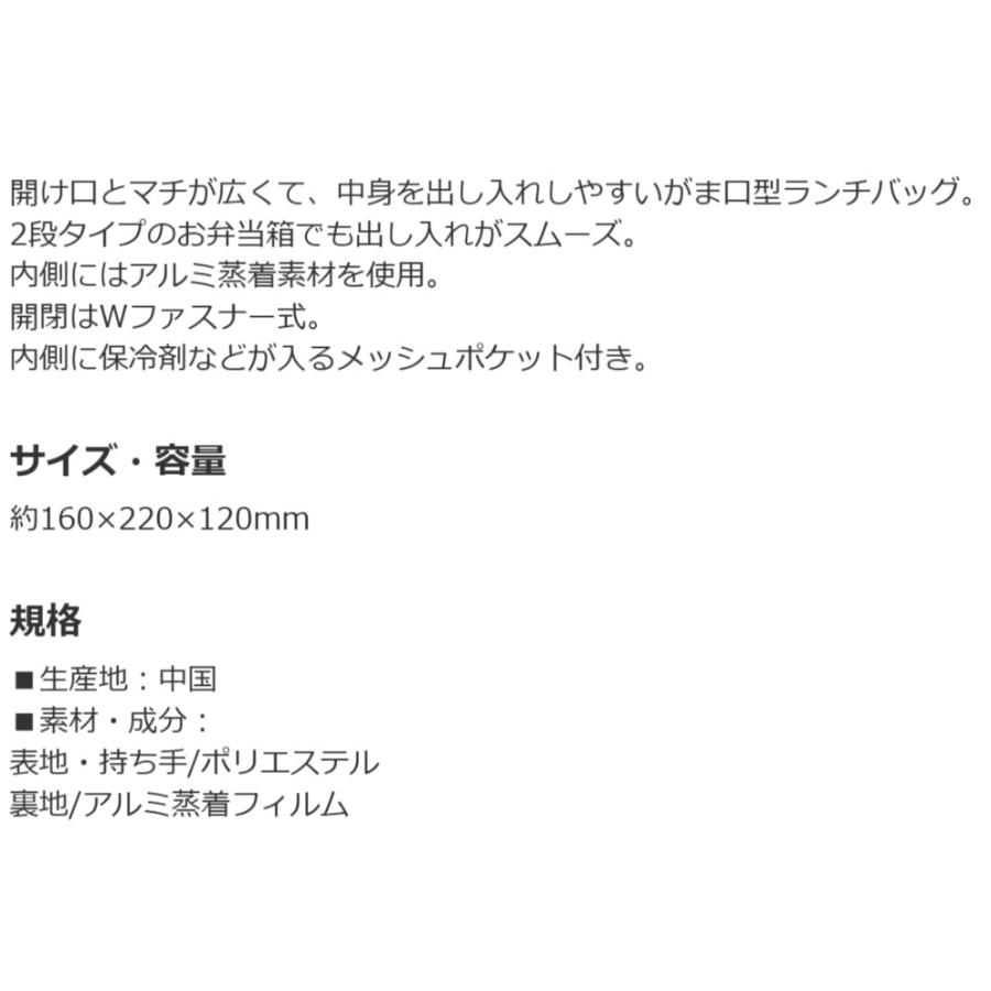 がま口型ランチバッグ アナと雪の女王 エルサ/ドレス SKATER スケーター 2段 Wファスナー アルミ蒸着素材 サイズ160×220×マチ120mm 728242-KGA1 ◆メ | スケーター | 03