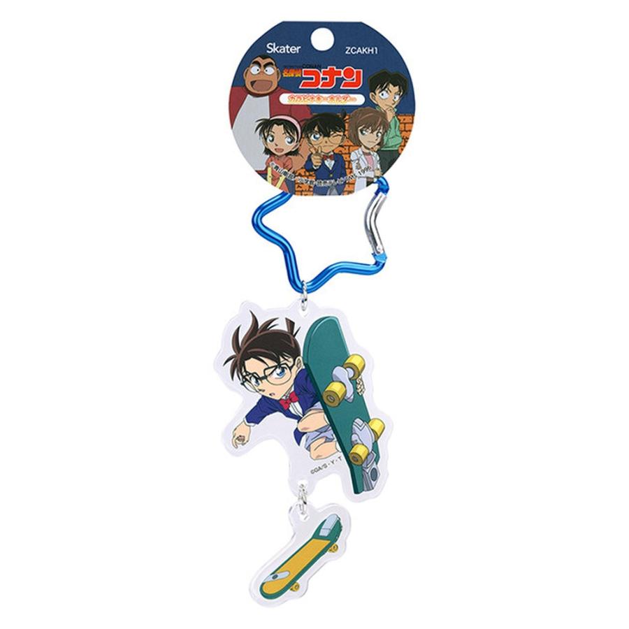 キーホルダー 名探偵コナン 江戸川コナン SKATER スケーター 子供 かわいい カラビナ付き アクリル製 サイズ63×9.5×150mm(カラビナ含む) 740145-ZCAKH1 ◆メ | スケーター | 01