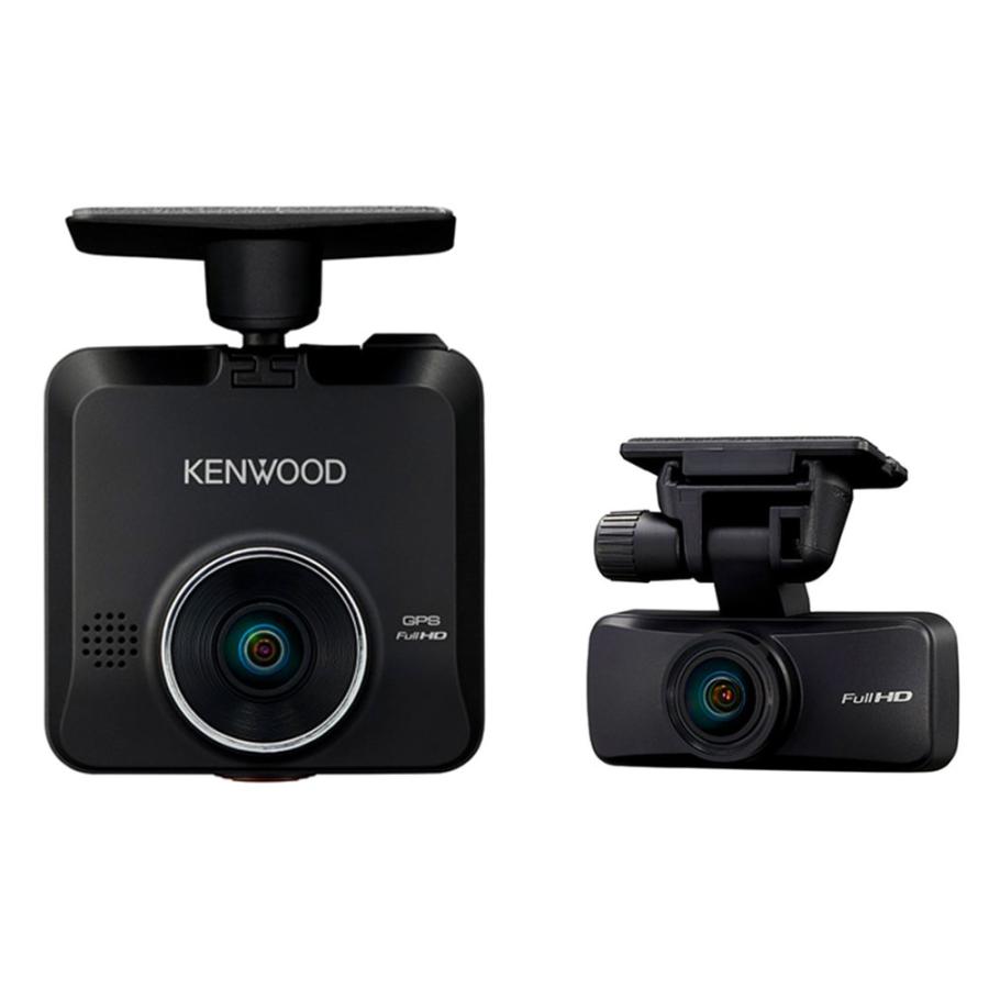ドライブレコーダー 2カメラ 前後撮影 KENWOOD ケンウッド Starvis フロント/リアカメラ F1.8レンズ フルHD HDR 駐車録画 明るさ調整 ブラック DRV-MR570 ◆宅 | JVCケンウッド