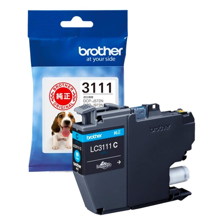 brother ブラザー 純正インクカートリッジ LC3111 シアン 適合プリンター:DCP-J987N DCP-J982N DCP-J582N MFC-J903N シアン LC3111C ◆メ | ブラザー工業