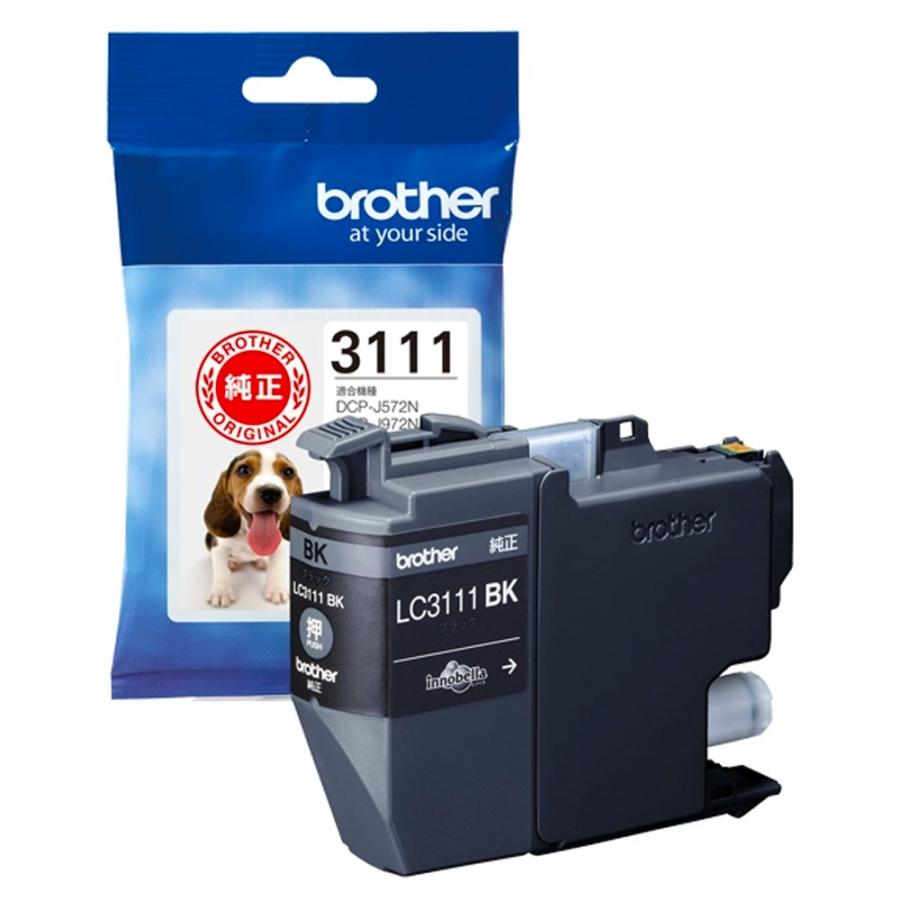 brother ブラザー 純正インクカートリッジ LC3111 黒 適合プリンター:DCP-J987N DCP-J982N DCP-J582N MFC-J903N ブラック LC3111BK ◆メ | ブラザー工業
