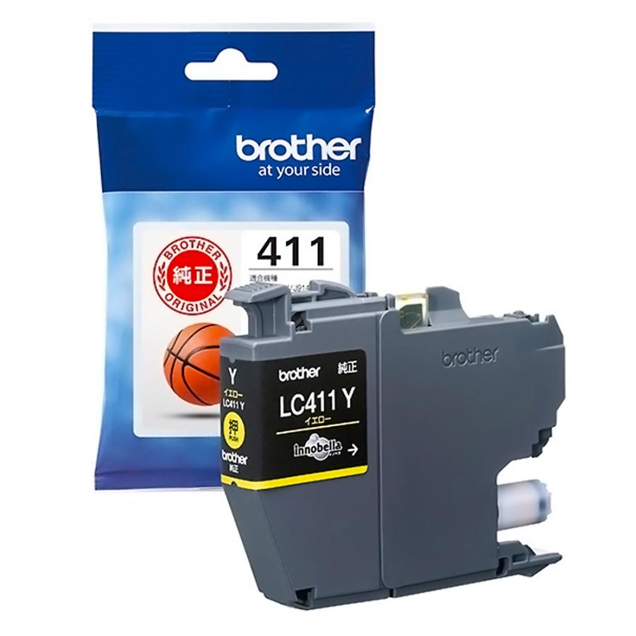 brother ブラザー 純正インクカートリッジ LC411 イエロー 印刷可能枚数500 適合プリンター:DCP-J926N MFC-J904N MFC-J739DN MFC-J939DN イエロー LC411Y ◆メ | ブラザー工業