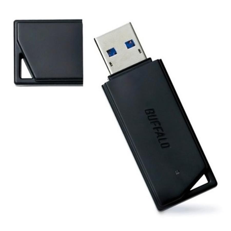USBメモリ USB 32GB USB3.0 (USB3.1 Gen1) BUFFALO バッファロー 暗号化ソフトSecureLock Mobile2対応 R:70MB/s 小型・軽量 ブラック RUF3-K32GB-BK ◆メ | BUFFALO