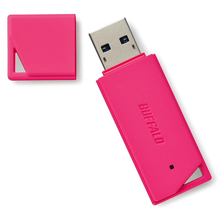 USBメモリ USB 32GB USB3.0 (USB3.1 Gen1) BUFFALO バッファロー 暗号化ソフトSecureLock Mobile2対応 R:70MB/s 小型・軽量 ピンク RUF3-K32GB-PK ◆メ | BUFFALO