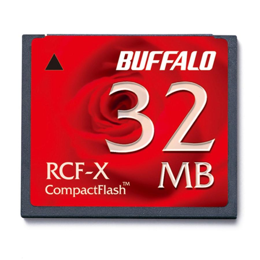 32MB 低容量CFカード コンパクトフラッシュ BUFFALO バッファロー RCF-Xシリーズ ハイコストパフォーマンスモデル RCF-X32MY ◆メ｜flashmemory