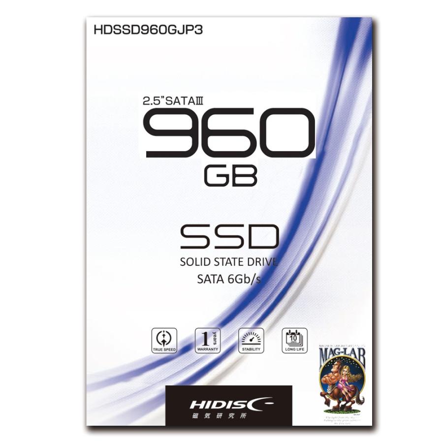 SATA3 HIDISK 内蔵SSD HIDISC SSD 960GB 2.5インチ 内蔵型 SATA3 6Gb/s ハイディスク R:550MB