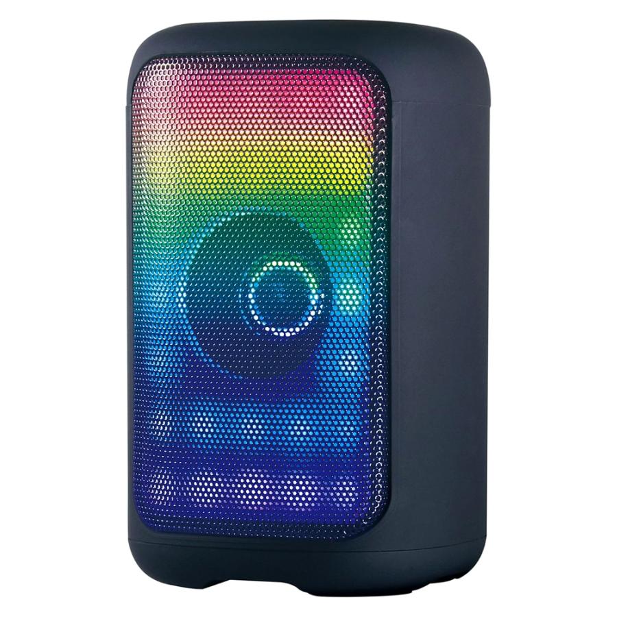 ワイヤレススピーカー Bluetooth 5.3 AZUMA アズマ GRAV TWS機能 LED 出力5W 充電式 USB Type-C ブラック GRV-PS05WC-BK ◆宅 | アズマ