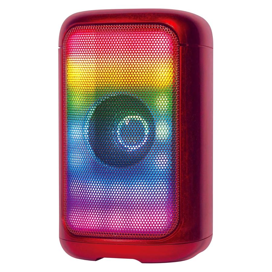 ワイヤレススピーカー Bluetooth 5.3 AZUMA アズマ GRAV TWS機能 LED 出力5W 充電式 USB Type-C レッド GRV-PS05WC-RD ◆宅 | アズマ