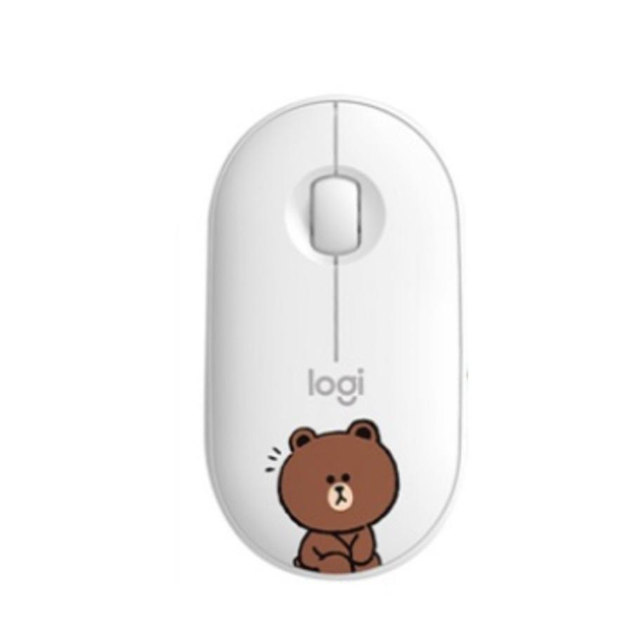 ワイヤレスマウス 静音マウス Pebble M350 Logitech ロジテック Bluetooth Usbレシーバー両対応 軽量78g 並行輸入品 ブラウン M350brown 宅 風見鶏 通販 Paypayモール