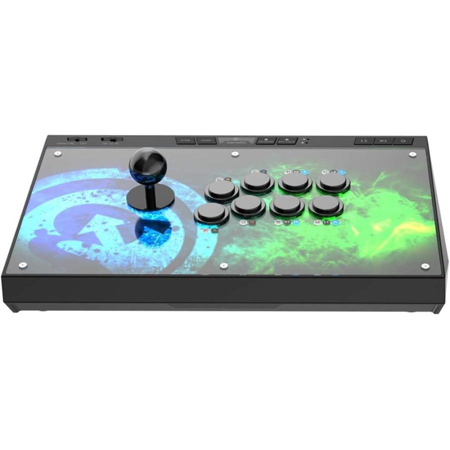 1215 アーケードコントローラー GameSir C2 Arcade Fightstick ジョイスティック 三和電子製ボタン PS4/Switch/XboxOne/PC/Android対応 GAMESIRC2 ◆宅｜flashmemory｜02