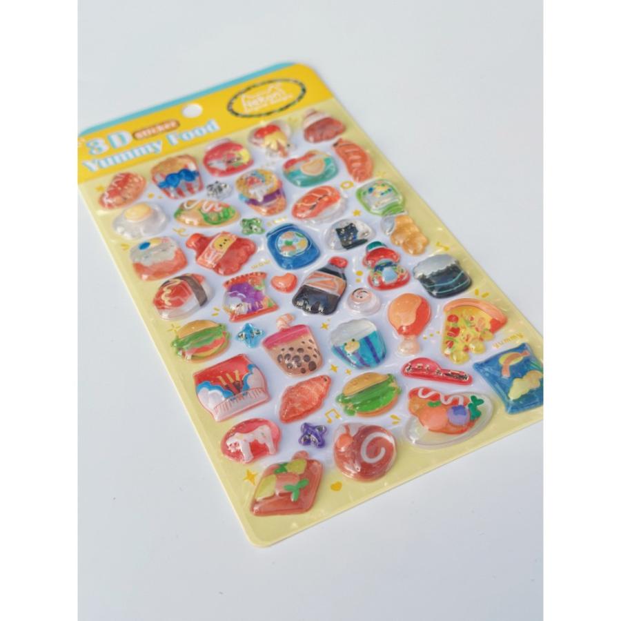 シール 立体 ボンボンシール ドロップシール 食べ物 フード 51368 NEKONI 3D Sticker スマホ ステッカー デコレーション 女の子 シール帳 交換 MNS-51368 ◆メ |  | 01